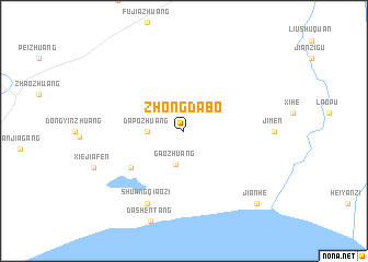 map of Zhongdabo