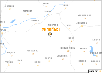 map of Zhongdai
