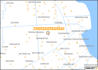 map of Zhongdongdadui