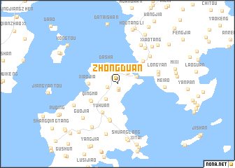 map of Zhongduan