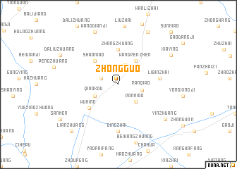 map of Zhongguo