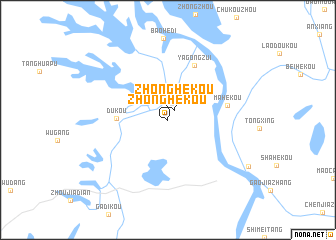 map of Zhonghekou