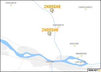 map of Zhonghe
