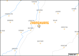 map of Zhonghuang