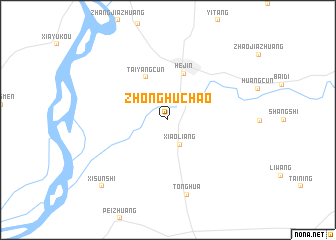 map of Zhonghuchao