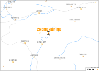 map of Zhonghuping