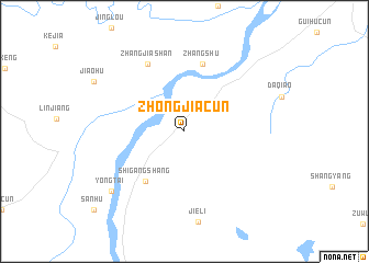 map of Zhongjiacun