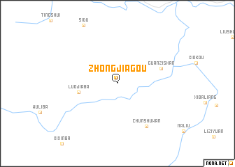 map of Zhongjiagou