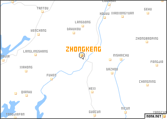 map of Zhongkeng