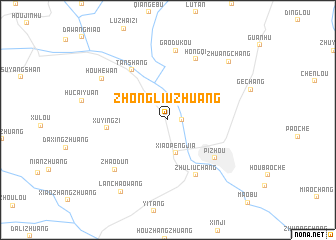 map of Zhongliuzhuang