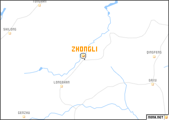 map of Zhongli