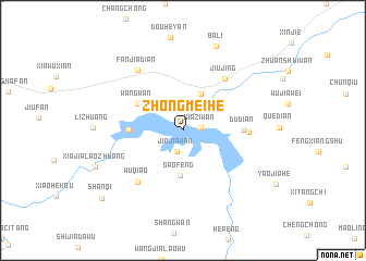 map of Zhongmeihe