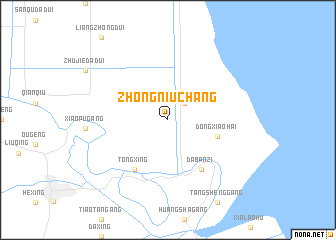 map of Zhongniuchang