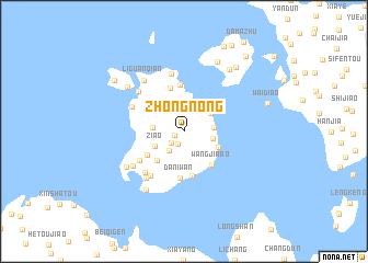 map of Zhongnong