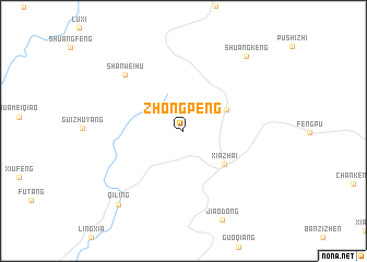 map of Zhongpeng