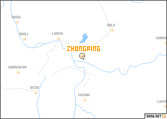 map of Zhongping