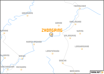 map of Zhongping