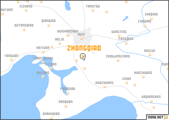 map of Zhongqiao