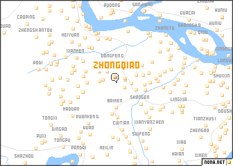 map of Zhongqiao