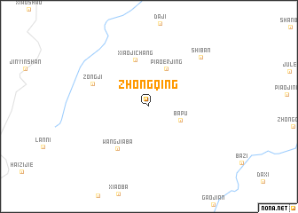 map of Zhongqing