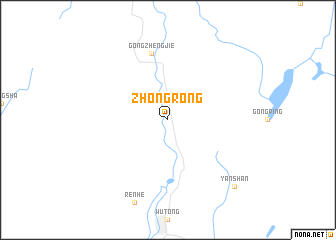 map of Zhongrong