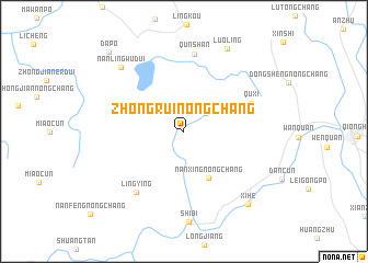 map of Zhongruinongchang