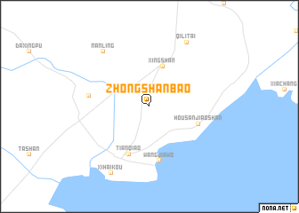 map of Zhongshanbao