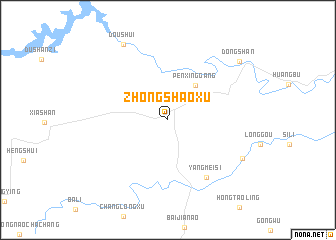 map of Zhongshaoxu