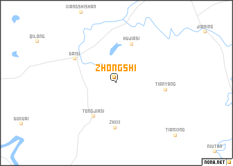 map of Zhongshi