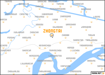 map of Zhongtai