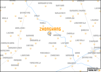 map of Zhongwang