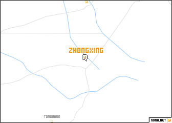 map of Zhongxing