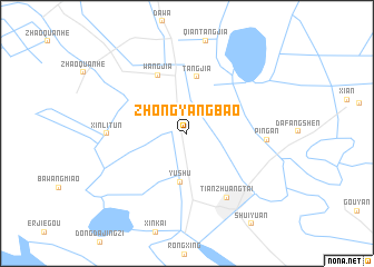 map of Zhongyangbao