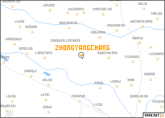 map of Zhongyangchang