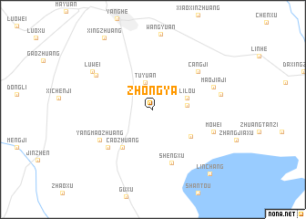 map of Zhongya