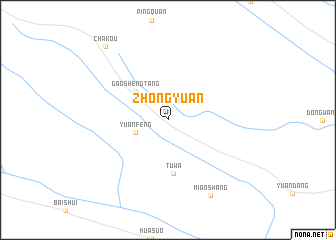 map of Zhongyuan