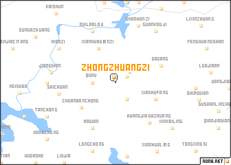 map of Zhongzhuangzi