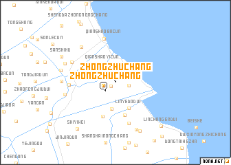 map of Zhongzhuchang
