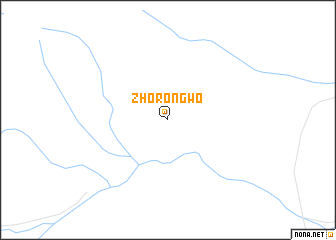 map of Zhorongwo