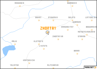 map of Zhortay