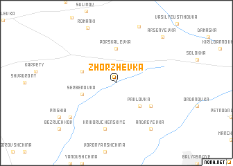 map of Zhorzhevka