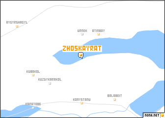 map of Zhoskayrat