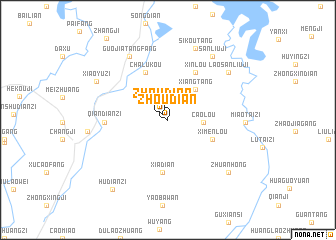 map of Zhoudian