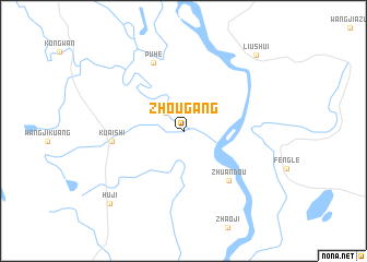 map of Zhougang