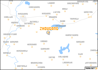 map of Zhougang