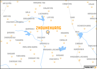map of Zhouhehuang