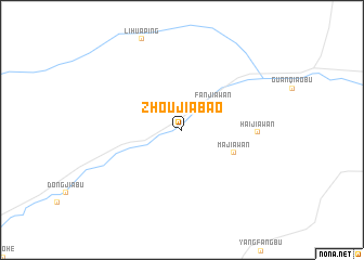 map of Zhoujiabao