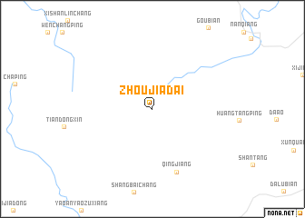 map of Zhoujiadai