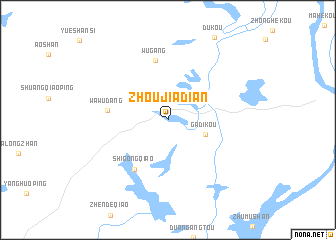 map of Zhoujiadian