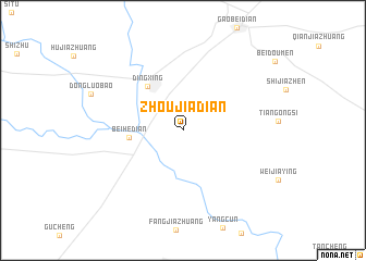 map of Zhoujiadian